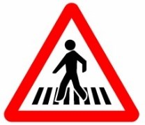 Señal: Paso para peatones: peligro por la proximidad de uno o varios pasos para peatones