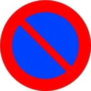 Señal: Estacionamiento prohibido