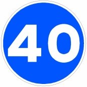 Señal: Velocidad mínima