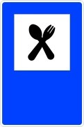 Señal: Restauración: situación de un restaurante