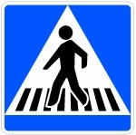 Señal: Situación de un paso para peatones
