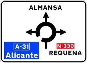 Señal: Preseñalización de glorieta