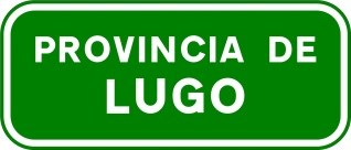 Señal: Situación de límite de provincia: lugar a partir del cual la vía entra en la provincia indicada