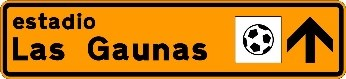 Señal: Lugares de interés deportivo o recreativo: lugares en que predomina un interés deportivo o recreativo